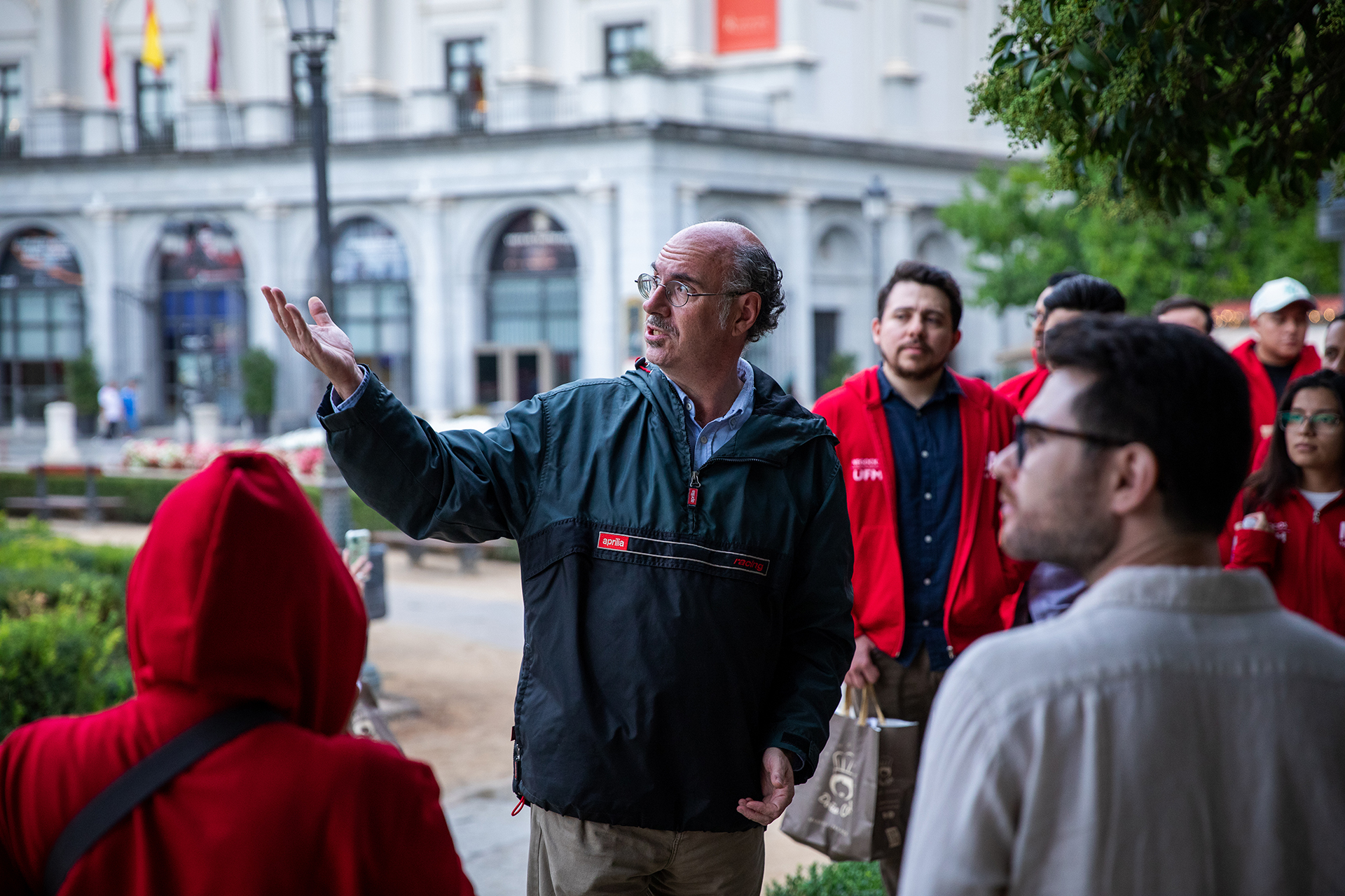 Estudiantes del MBA en Madrid durante el viaje académico del 2026.